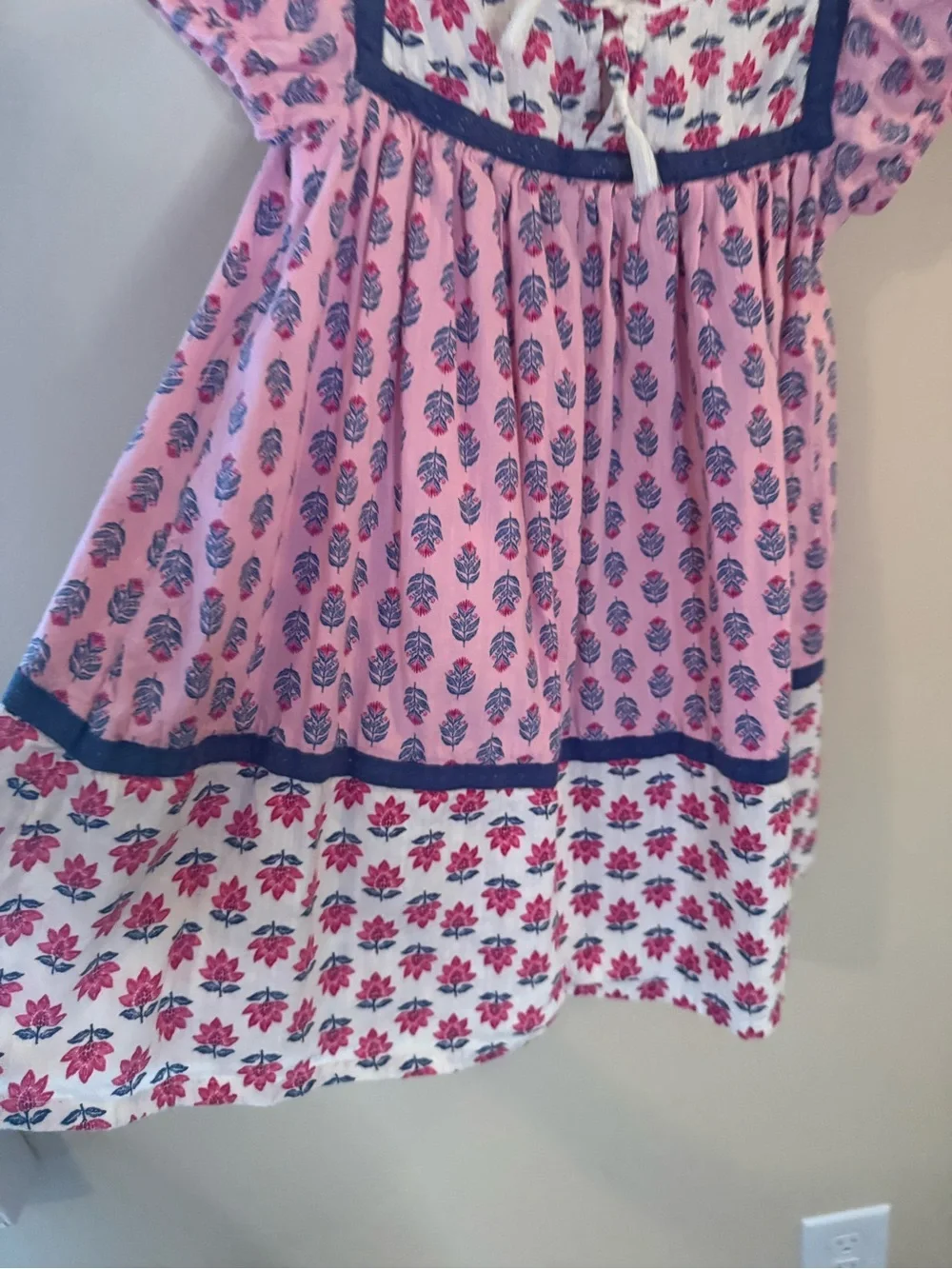 Old Navy Puff-Sleeve Matching Floral Swing Dress for Toddler Girls 4T